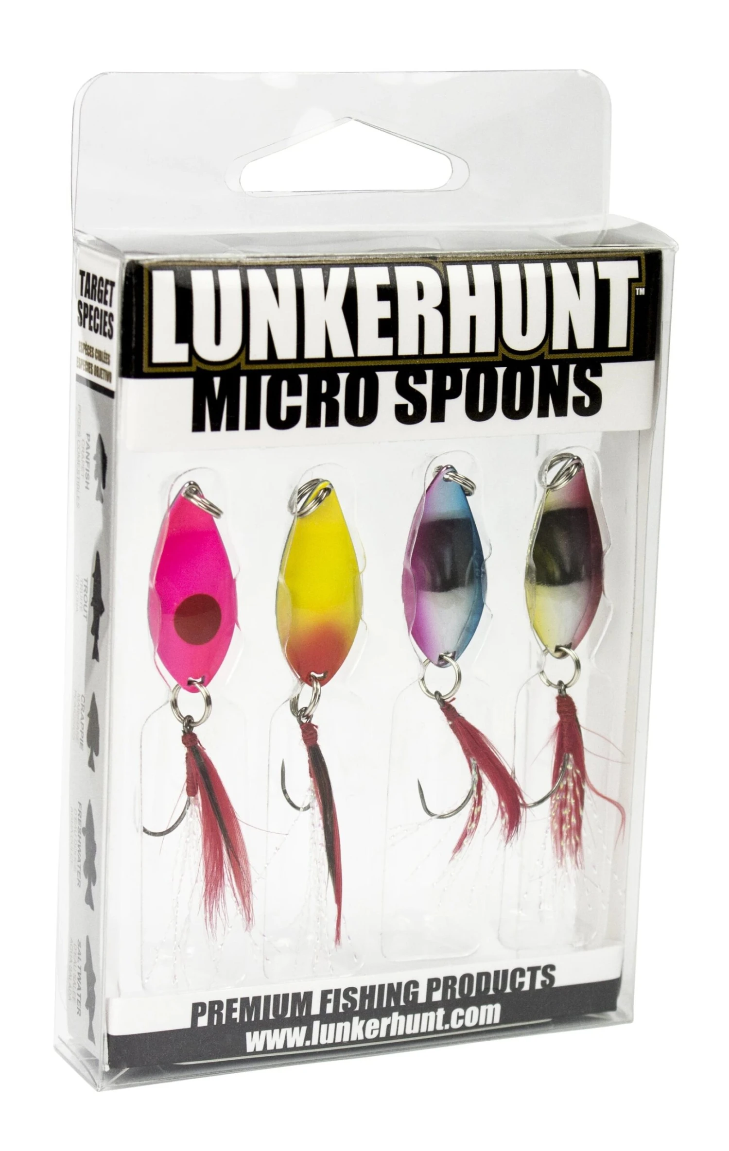 Lunkerhunt Micro Spoon 4-Piece Multi Pack 2 Lunkerhunt Micro Spoon 4-Piece Multi Pack - Image 2