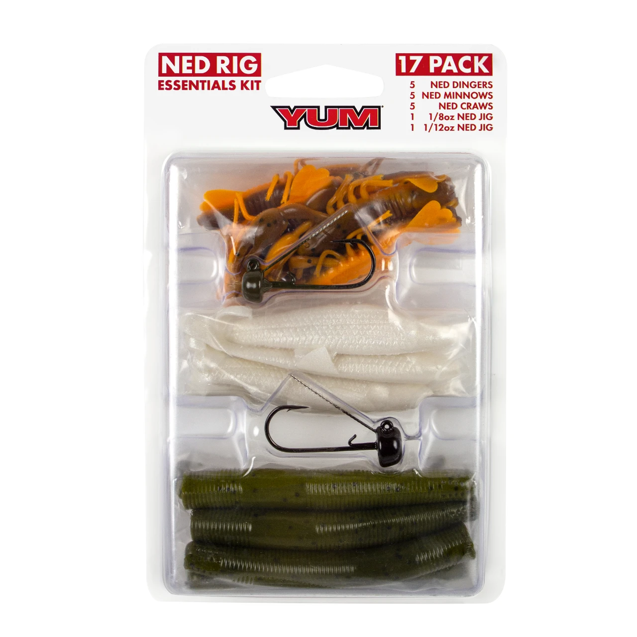 YUM Ned Rig Essentials 17-Piece Kit 2 YUM Ned Rig Essentials 17-Piece Kit - Image 2