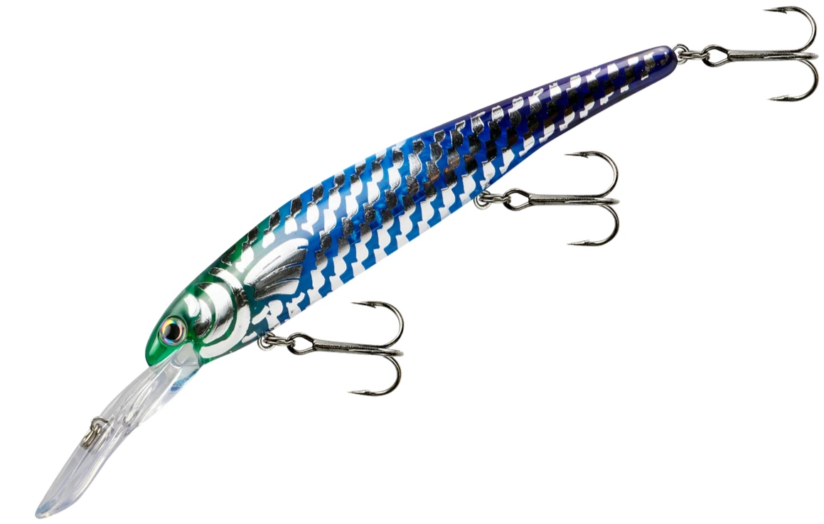 Bandit Generator Chrome Walleye Deep 4 5/8 Inch Trolling Plug 2 Bandit Generator Chrome Walleye Deep 4 5/8 Inch Trolling Plug - Image 2