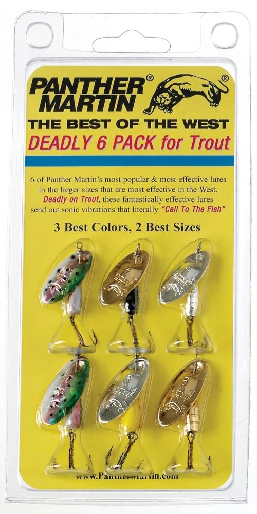 Panther Martin Best Of The West 6 Pack Spinner Kit 1 Panther Martin Best Of The West 6 Pack Spinner Kit