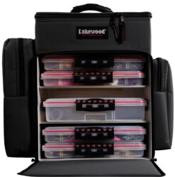 Lakewood - Magnum Top Shelf Tackle Storage Box - Black 5 Lakewood - Magnum Top Shelf Tackle Storage Box - Black -Sport Fishing Shop A054 BK open H2O 95381.1627305460