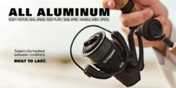 13 Fishing AL13 Saltwater Spinning Reel 22 13 Fishing AL13 Saltwater Spinning Reel -Sport Fishing Shop AL13 All Aluminum Exp Page01
