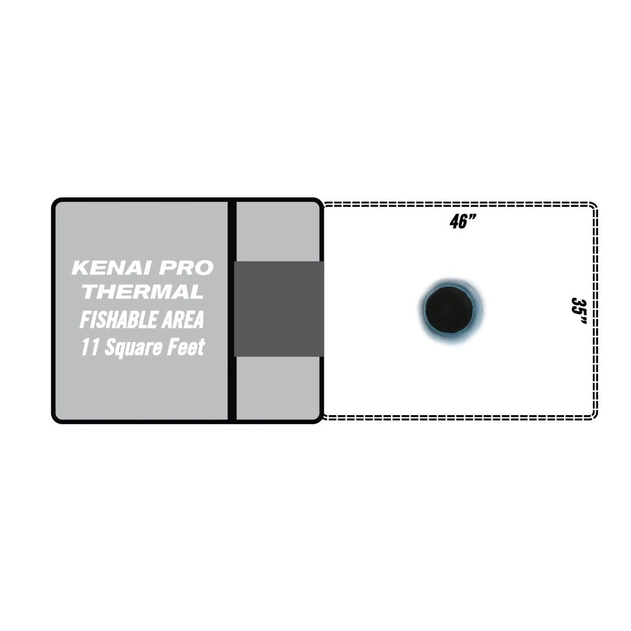 Clam Kenai Pro Portable 1 Man Thermal Shelter 5 Clam Kenai Pro Portable 1 Man Thermal Shelter - Image 5