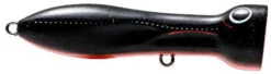Nomad Design Chug Norris Freshwater/Inshore Popper 29 Nomad Design Chug Norris Freshwater/Inshore Popper -Sport Fishing Shop matte black red belly